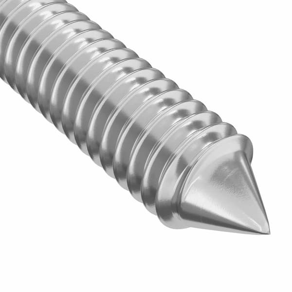Möbelskruvar 12 pcs Silver M6 x 70 mm Stål