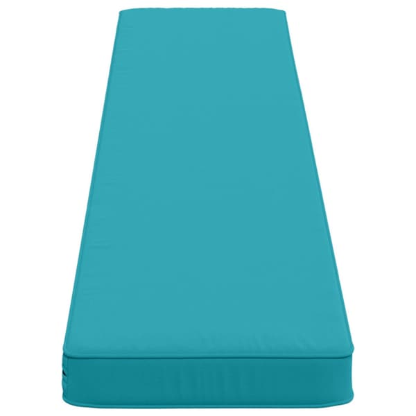 1-delad Bänk Kudde VUGHT 100% Polyester Turkos 200 x 30 x 5 cm