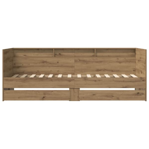 Sängram med förvaring Artisan-ek 80 x 200 cm Konstruerat trä