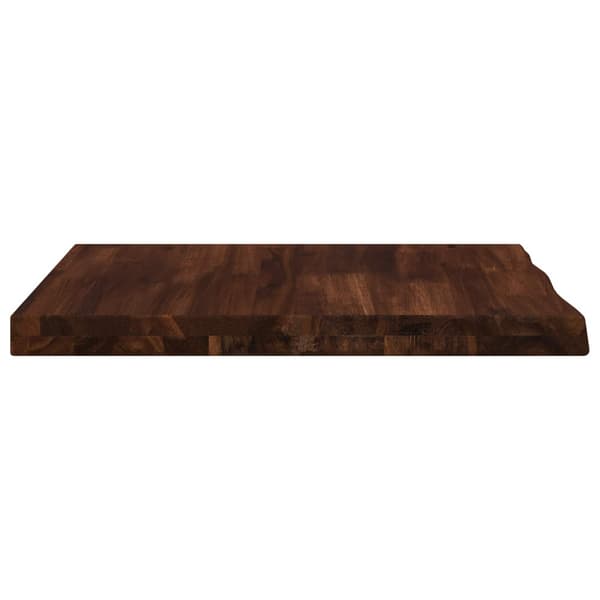 Rektangulärt Bordsskiva 90 x 50 x 3,5 cm Rektangulär Mörkbrun