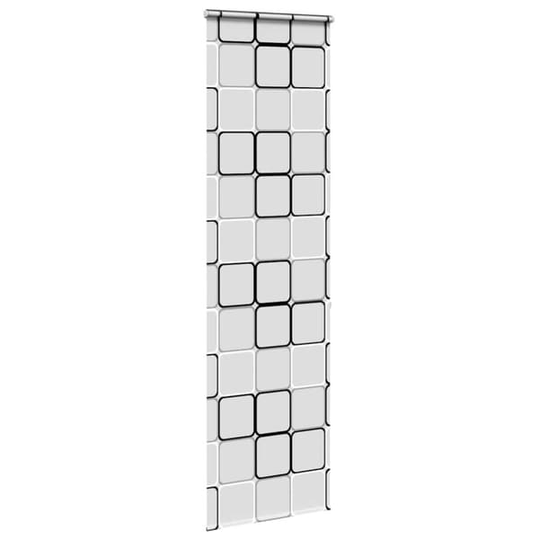 Duschrullgardin med kassett 80x240 cm tyg bredd 76 cm