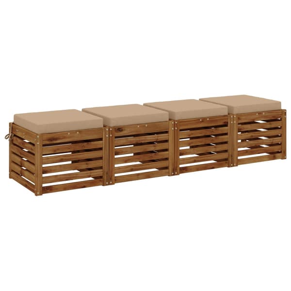 4-delade Sittdynor SOEST 4 st 100% Polyester Sand