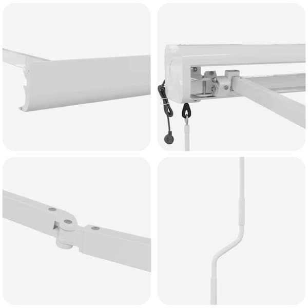 Markisram Vit 300 x 250 cm Aluminium