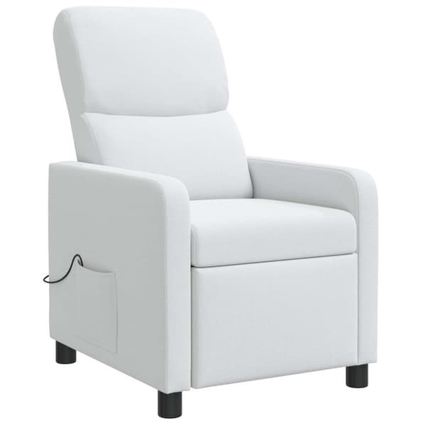 Recliner Vit Tyg