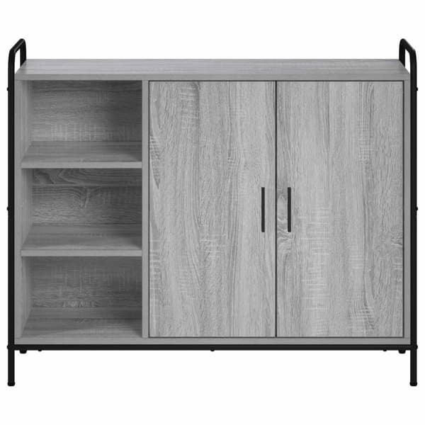 Sideboard Grå Sonoma 97 x 33 x 81 cm Konstruerat trä