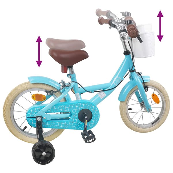 Barncykel 12 Tum för 2-4 åringar Ljusblå
