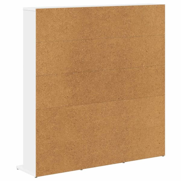 CD Skåp Vit 96 x 23,5 x 97,5 cm Konstruerat trä
