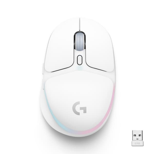 Logitech G G705 datormöss högerhand Trådlös RF + Bluetooth Optisk 8200 DPI
