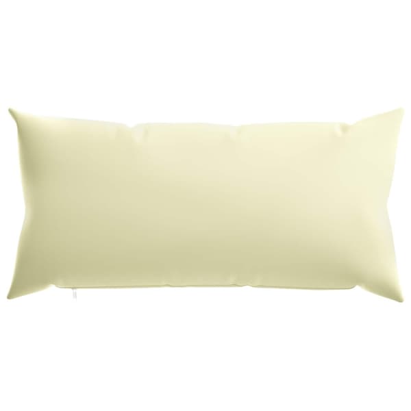 Kuddöverdrag 6 st HEERLEN Gräddvit 40 x 70 cm Polyester