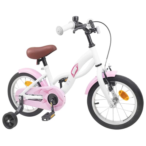Barncykel 12 Tum för 2-4 åringar Vit