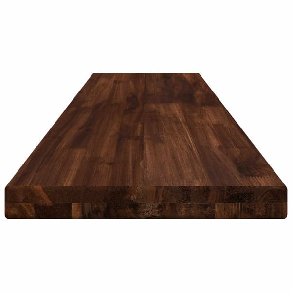 Rektangulärt Bordsskiva 90 x 50 x 3,5 cm Rektangulär Mörkbrun