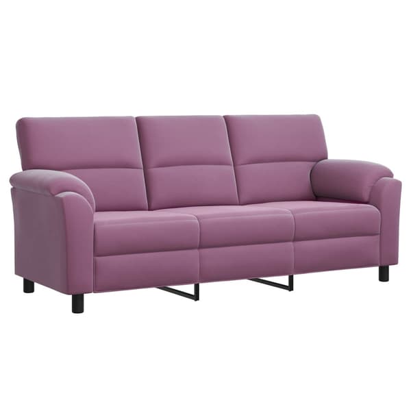Soffset 3 st Lila Sammet