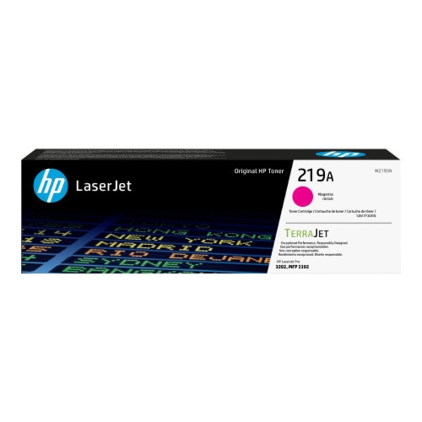 HP 219A - magenta - original - LaserJet - tonerkassett (W2193A)