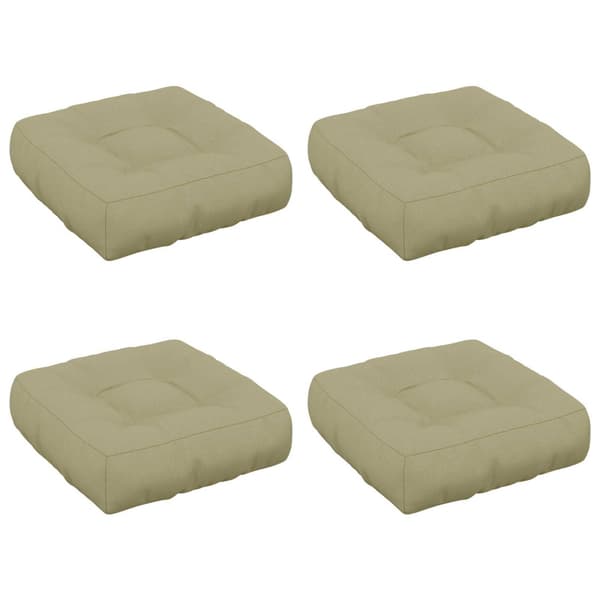 4-delade Sittdynor VIANEN 4 st 100% Polyester Ljusgrön