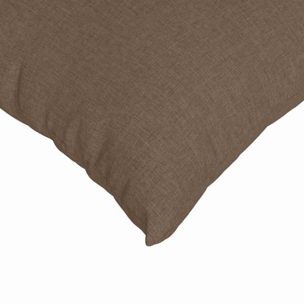 Sofakuddar 2 pcs Brun 50 x 50 cm tyg