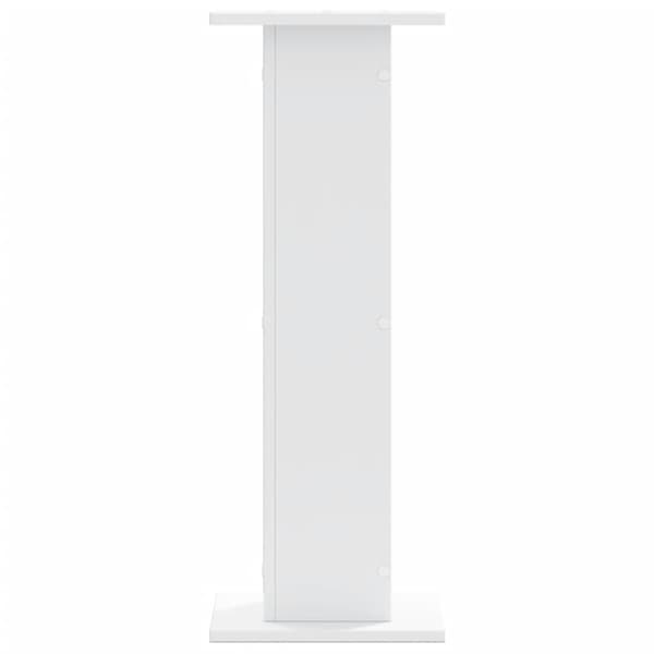 Växtställ 2 st vit 30x30x80 cm konstruerat trä