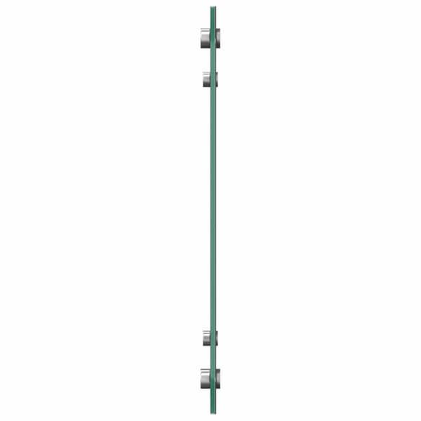 Köksskydd 2 pcs Mörkgrå 80 x 40 cm härdat glas