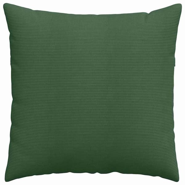 Sofakuddar 2 pcs Mörkgrön 80 x 80 cm Kordread tyg