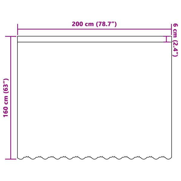Spetsgardin med gardiner Blommor Vit 160 x 200 cm Polyester