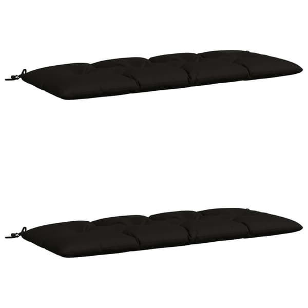 2-delade Bänk Kuddar VIANEN 100% Polyester Svart