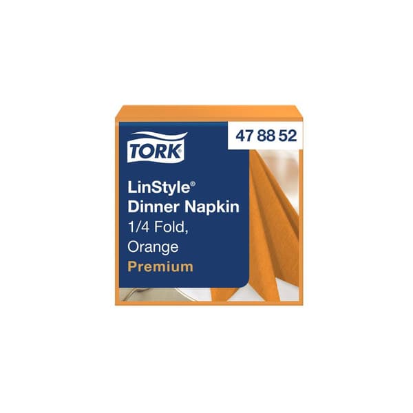 Servett TORK LinStyle Middag orang 50/fp