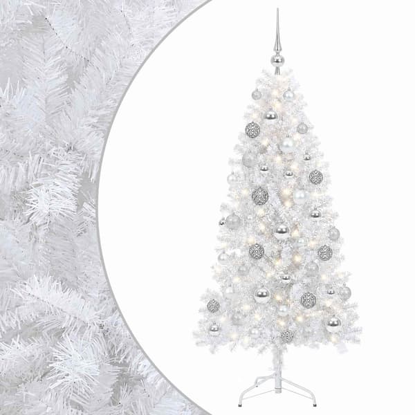 Plast Hingad Julgran 150 cm 150 LED-lampor Varmvit