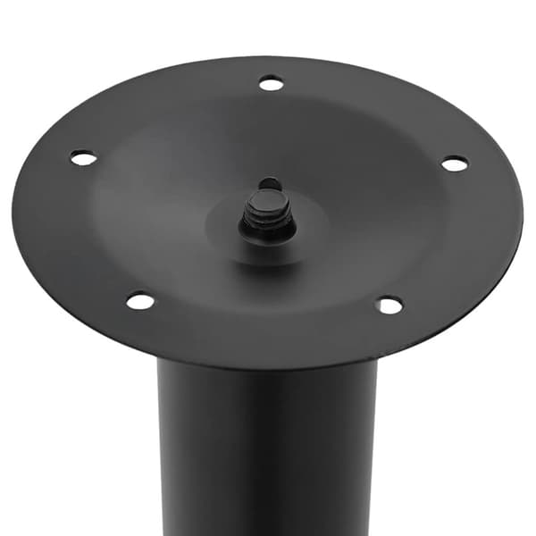 Justerbara bordsben 2 st 710 mm-1100 mm svart