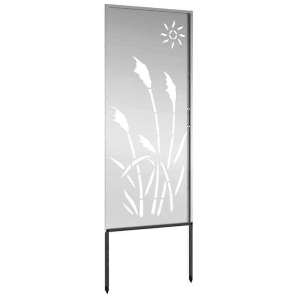 Trädgårds integritetsskärm Silver 50 x 140 cm Galvaniserat stål