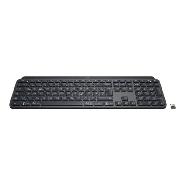 Logitech MX Keys - tangentbord - QWERTZ - tysk - grafit Inmatningsenhet grafit