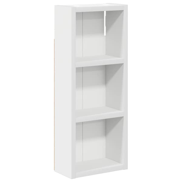 Badrumsväggskåp Vit 20 x 10 x 50 cm Konstruerat trä