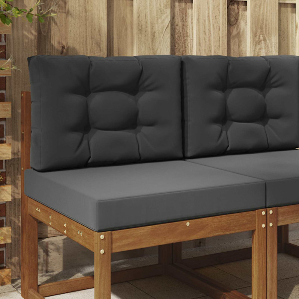 Utomhus Soffa Kudde 2 pcs Antracit Polyester