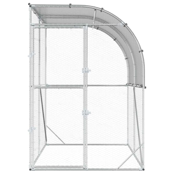 Hönsgård Silver 200 x 200 x 215 cm Galvaniserat stål