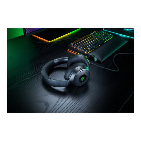 Razer Kraken V4 X Sensa HD Haptics - headset - USB-C