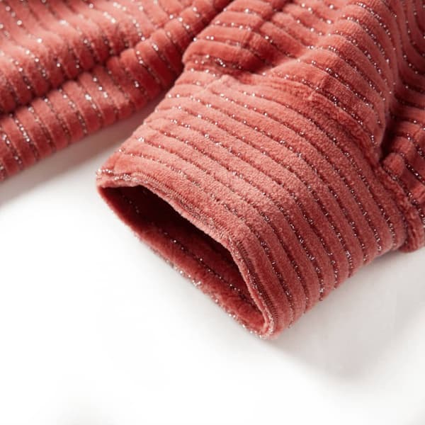 Klänning med långa ärmar för barn medium rosa 104