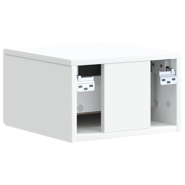 Väggmonterat Sängbord Vit 33 x 34,5 x 20 cm Konstruerat trä