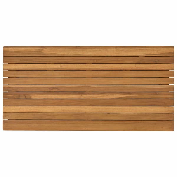 Bordsskiva 90 x 45 x 3,5 cm Rektangulär Massivt teakträ