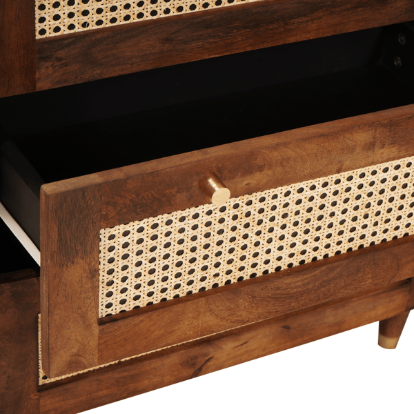 Sideboard Brun 60 x 33 x 75 cm Massivt mangoträ