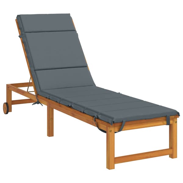 Solstol Kudde GEMERT 100% Polyester Blå 200 x 50 x 3 cm