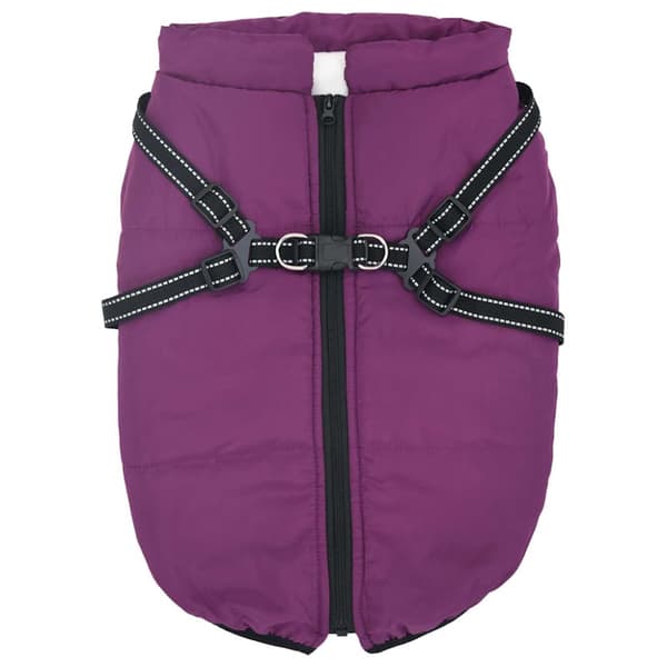 Hund Kappa Lila L52 Fleece och Polyester
