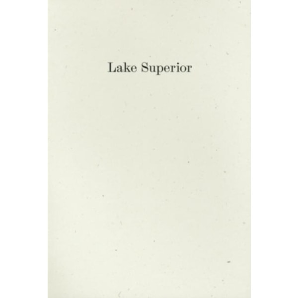 Lake Superior (häftad, eng)