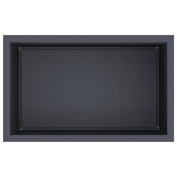 Odlingslåda med LED Antracit 50 x 80 x 48 cm Stål