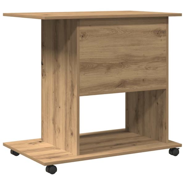 Datorbord ek 80x50x75 cm konstruerat trä