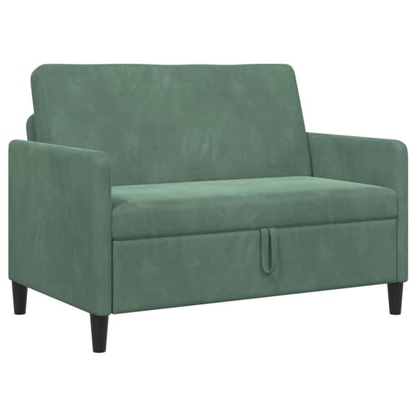 Soffa med förvaring Havgrön 122 x 78 x 87 cm Polyester