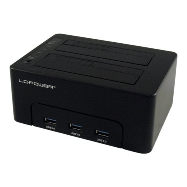 LC Power LC-DOCK-U3-HUB - HDD dockningsstation - SATA - USB 3.0