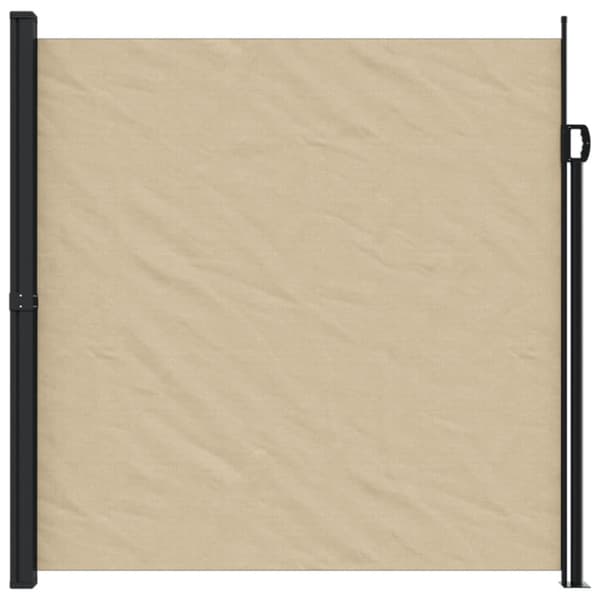 Indragbar sidomarkis beige 200x500 cm