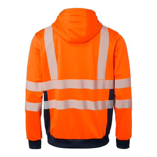 1729 Sweat Fluorescent orange/navy Unisex