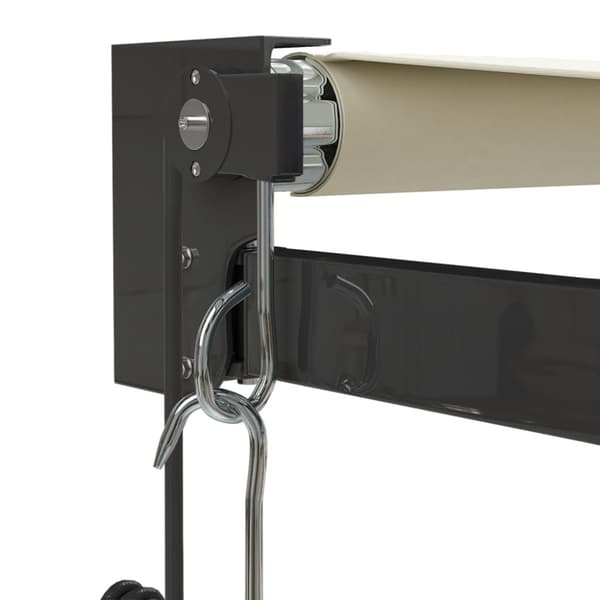 Automatisk infällbar markis gräddvit 4x3 m