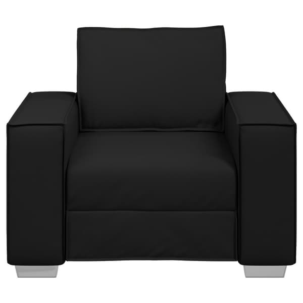 Soffstol Svart 100 cm Konstläder