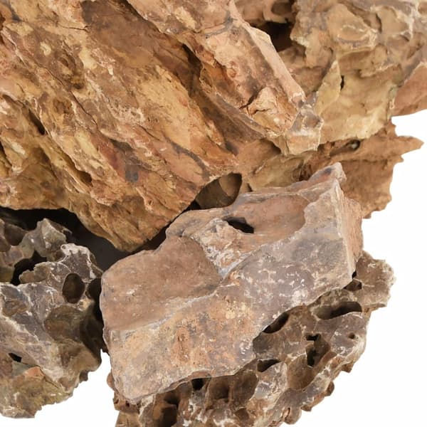 Drakstenar 10 kg brun 5-30 cm