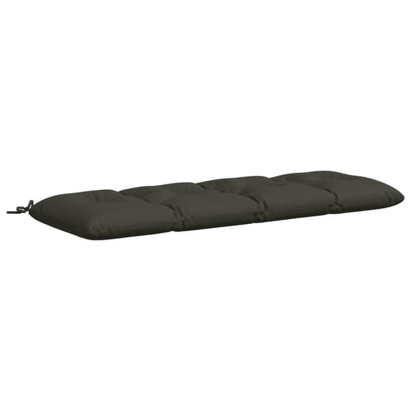 Bänk kudde VIANEN 100% Polyester Antracit 140 x 50 x 12 cm